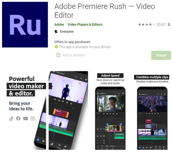 adobe premiere rush