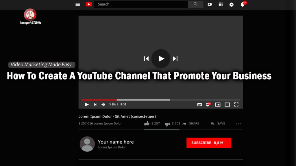 How To Create A YouTube Channel 
