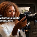 Video content creator and digital marketing team